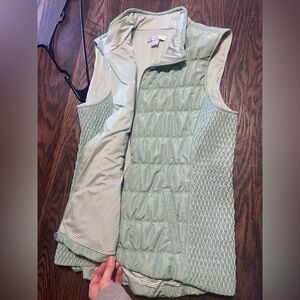 Christopher & Banks Green Striped Top